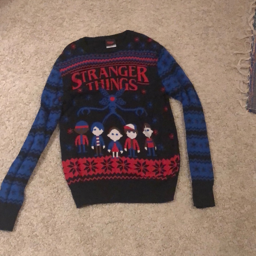 Stranger things Christmas sweater